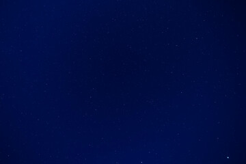 Fototapeta premium view of dark blue starry night sky