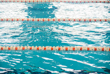 Olympic-sized indoor swimming pool for swimming