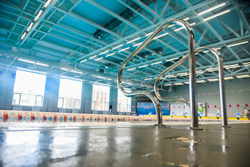 Olympic-sized indoor swimming pool for swimming