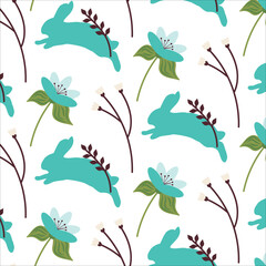 Easter seamless patterns. Spring pattern for banners, posters, cover design templates, social media stories wallpapers and greeting cards