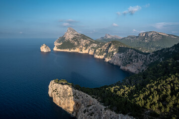 Fototapeta premium Wonderful colors of the sunset in the Balearic islands