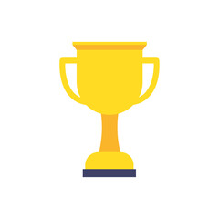 golden trophy png icon for the winner in sports