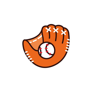 baseball glove png icon with transparent background