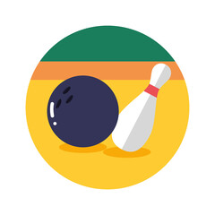 bowling png icon with transparent background - obrazy, fototapety, plakaty