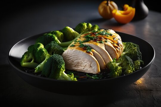 Steamed Chicken Fillet With Broccoli