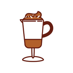 PNG image cold coffee glass icon with transparent background