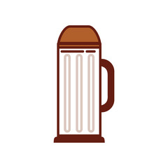 Coffee thermos PNG image icon with transparent background