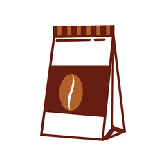 Ground coffee bag icon PNG image with transparent background