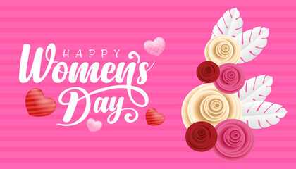 International women’s day or women’s day background