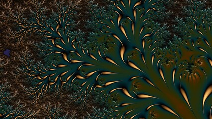 Fototapeta na wymiar Fractal complex color - Mandelbrot set detail, digital artwork for creative graphic design