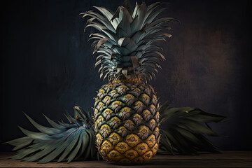 Ananas, created with AI generative technology