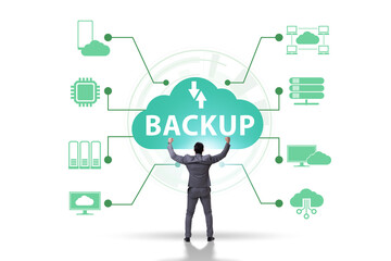 Fototapeta na wymiar Disaster recovery plan and backup concept
