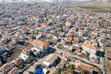Obraz premium Antakya, Hatay, Turkey- February 7th, 2023: Earthquake destroyed firsth anatolian mosque Habibi Neccar. Turkey earthquake, kahramanmaras, gaziantep, adana, Hatay, adiyaman February 2023