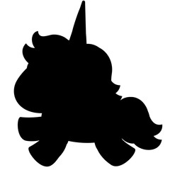 silhouette of a unicorn