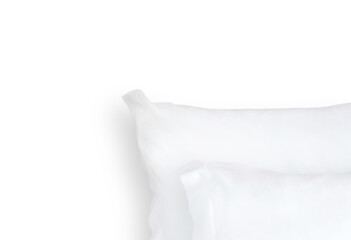 Fototapeta na wymiar white pillow on transparent background