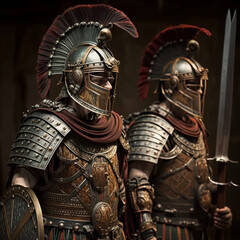 medieval knight in armor roman