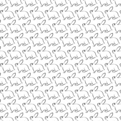 rabbit pattern background