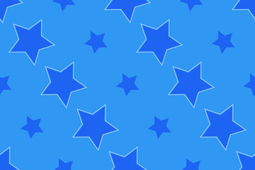 Seamless pattern with stars Vector illustration Texture for wrapping and fabric
