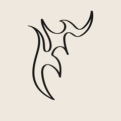 Cartoon with a red fire element in it. Old-fashioned seamless pattern.