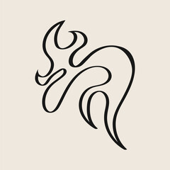 Cartoon with a red fire element in it. Old-fashioned seamless pattern.