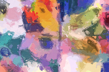 Naklejka premium Beautiful colorful abstract geometric texture