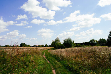 landscape with a road