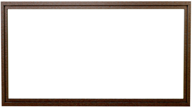 picture frame of  vintage rusty copper  as 3D modeling transparent png file.