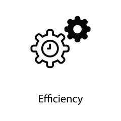 Efficiency icon design stock illustration