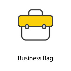 Business bagicon design stock illustration
