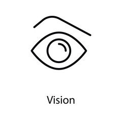 Vision icon design stock illustration