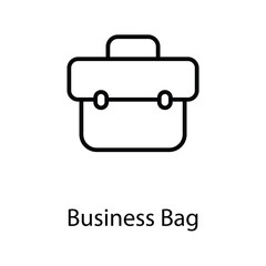 Business bag icon design stock illustration