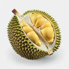 Durian is a tropical fruit that is native to Southeast Asia. It is known for its distinct odor and has a hard, spiky exterior. The taste of durian can range from sweet to bitter.