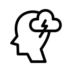 brainstorm icon or logo isolated sign symbol vector illustration - high quality black style vector icons
