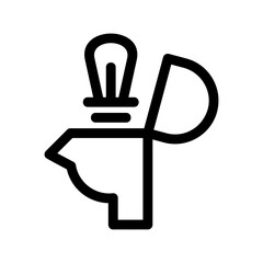 brainstorm icon or logo isolated sign symbol vector illustration - high quality black style vector icons
