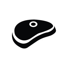 meat icon. meat vector design. sign design. red color