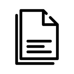 documents icon or logo isolated sign symbol vector illustration - high quality black style vector icons
