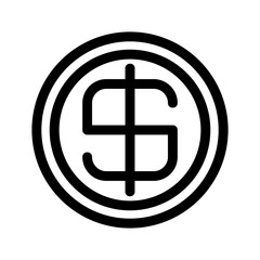 dollar icon or logo isolated sign symbol vector illustration - high quality black style vector icons
