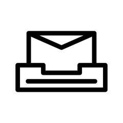 envelope icon or logo isolated sign symbol vector illustration - high quality black style vector icons
