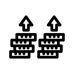 growth icon or logo isolated sign symbol vector illustration - high quality black style vector icons
