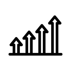 growth icon or logo isolated sign symbol vector illustration - high quality black style vector icons
