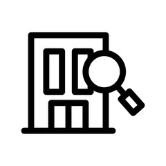 home search icon or logo isolated sign symbol vector illustration - high quality black style vector icons
