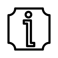 info icon or logo isolated sign symbol vector illustration - high quality black style vector icons
