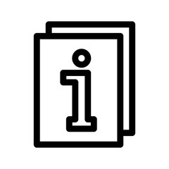 info icon or logo isolated sign symbol vector illustration - high quality black style vector icons
