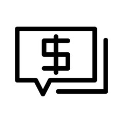 Fototapeta premium message icon or logo isolated sign symbol vector illustration - high quality black style vector icons 