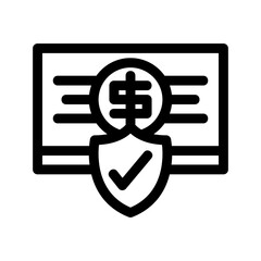 money protection icon or logo isolated sign symbol vector illustration - high quality black style vector icons
