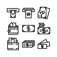 money icon or logo isolated sign symbol vector illustration - high quality black style vector icons
