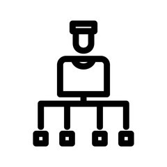 Obraz premium organization icon or logo isolated sign symbol vector illustration - high quality black style vector icons 