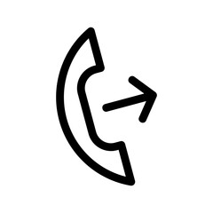 phone call icon or logo isolated sign symbol vector illustration - high quality black style vector icons
