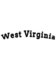 West Virginia svg design