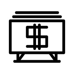 presentation icon or logo isolated sign symbol vector illustration - high quality black style vector icons
